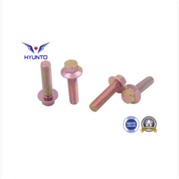 Hex Flange Bolt with Color Zinc Coating